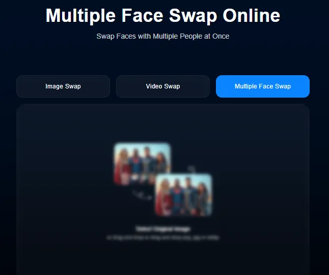 FaceSwapper AI Multi Face Swap Feature
