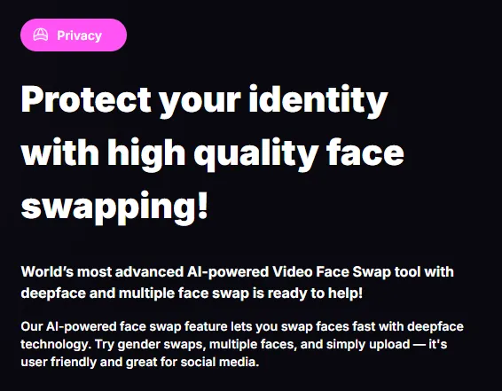 Swapzy AI Privacy